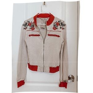 Vintage Embroidered Cardi Jacket Small